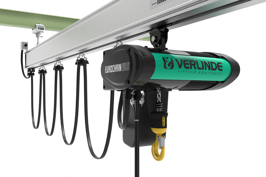VERLINDE fits out a new building with a light and ergonomic overhead handling system